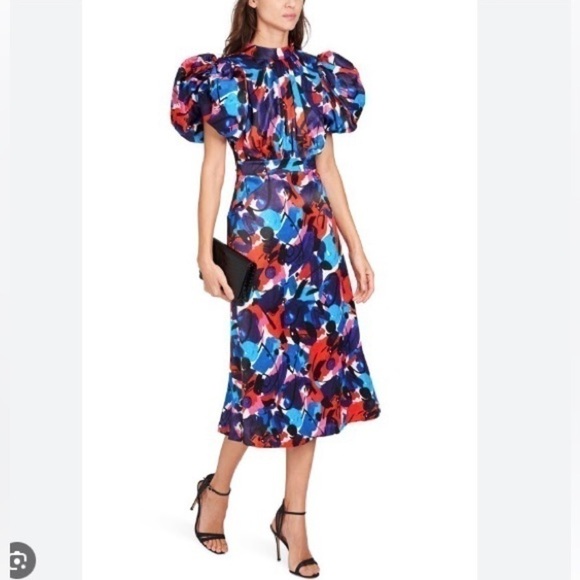 Rotate Birger Christensen Dawn Paint Dress - like new! - Picture 1 of 15